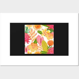 Tropical blooms Posters and Art